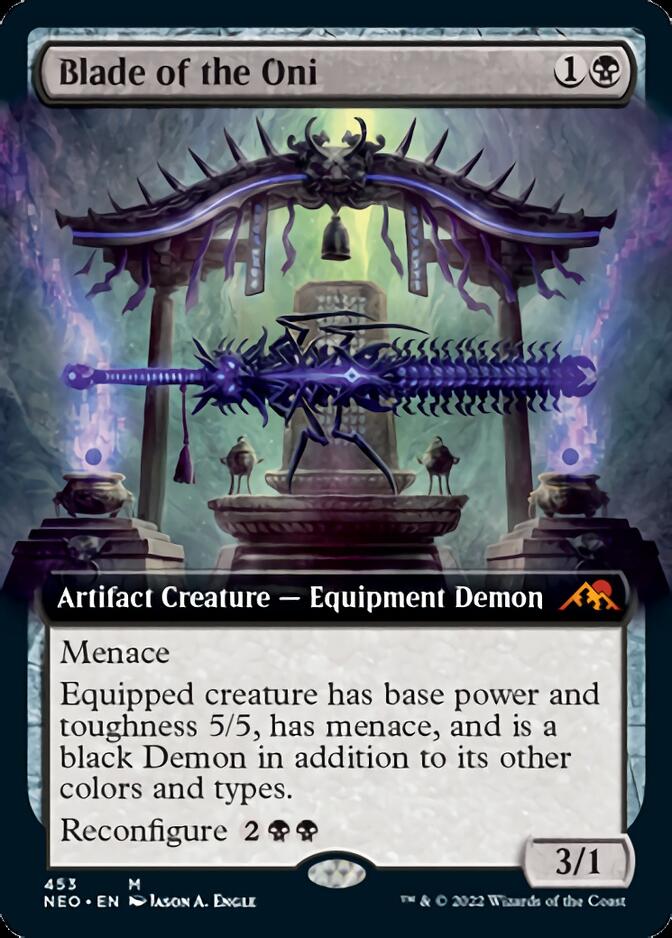 Blade of the Oni (Extended Art) [Kamigawa: Neon Dynasty] | Odin's Place