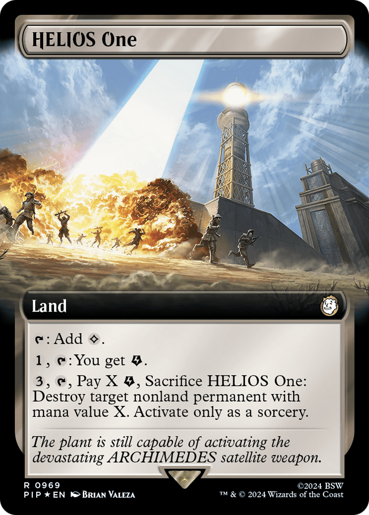 HELIOS One (Extended Art) (Surge Foil) [Fallout] | Odin's Place