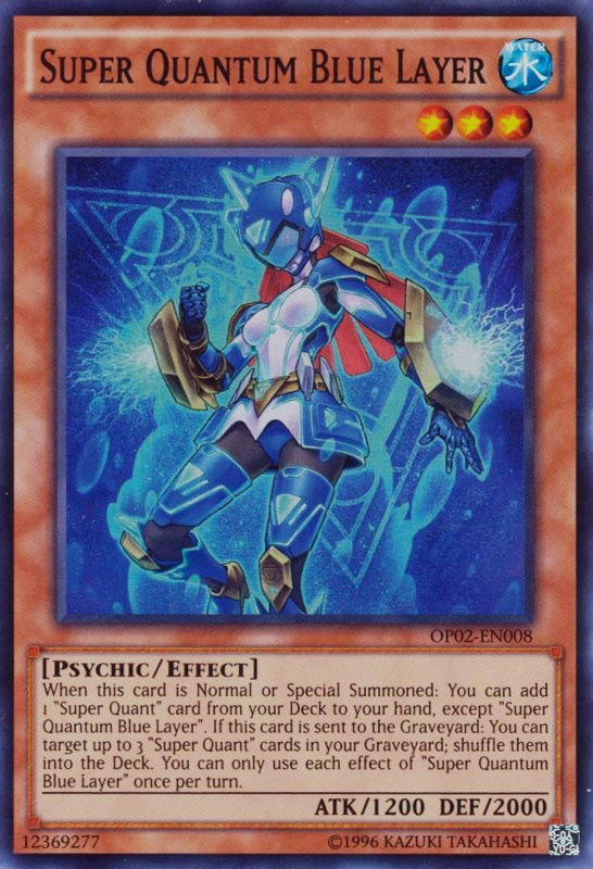Super Quantum Blue Layer [OP02-EN008] Super Rare | Odin's Place
