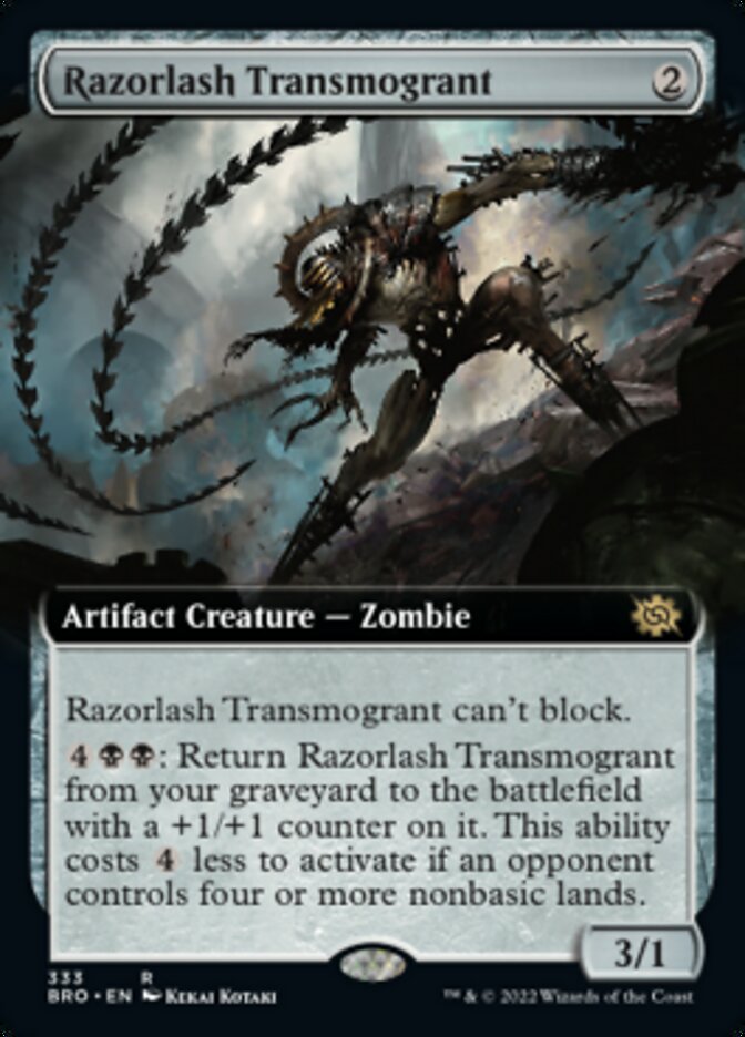 Razorlash Transmogrant (Extended Art) [The Brothers' War] | Odin's Place