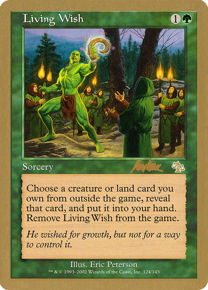 Living Wish (Brian Kibler) [World Championship Decks 2002] | Odin's Place