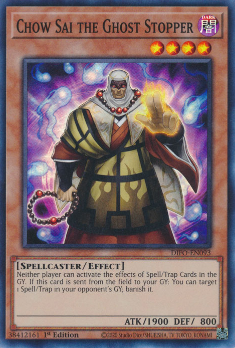 Chow Sai the Ghost Stopper [DIFO-EN093] Super Rare | Odin's Place