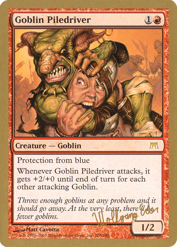 Goblin Piledriver (Wolfgang Eder) [World Championship Decks 2003] | Odin's Place