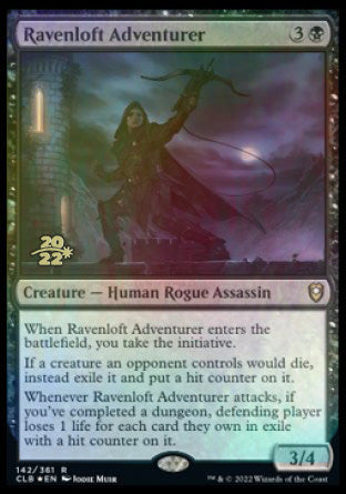 Ravenloft Adventurer [Commander Legends: Battle for Baldur's Gate Prerelease Promos] | Odin's Place