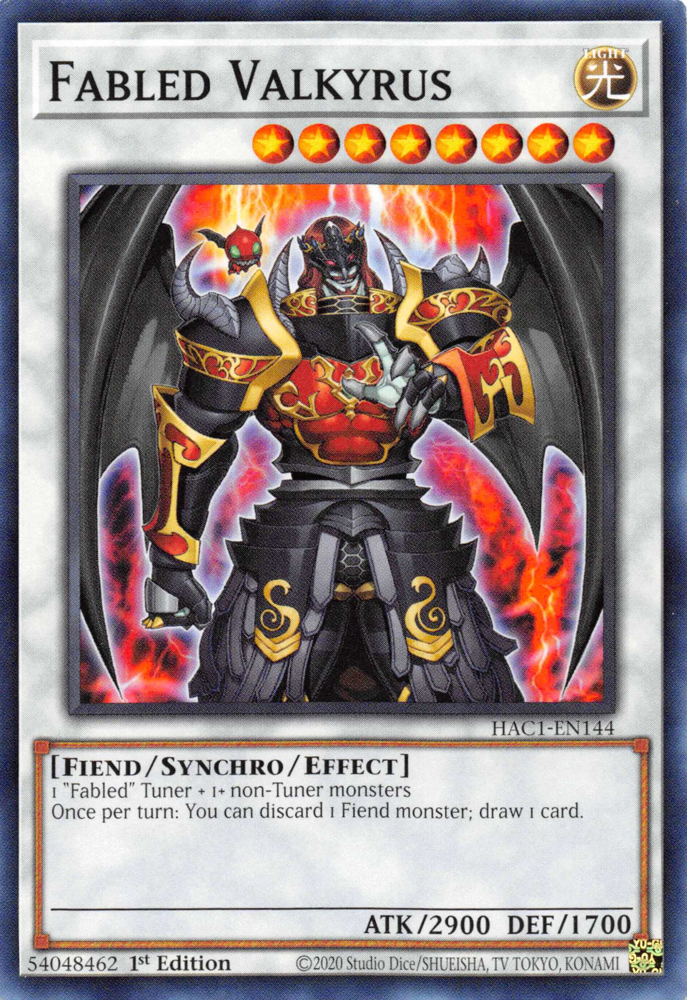 Fabled Valkyrus [HAC1-EN144] Common | Odin's Place