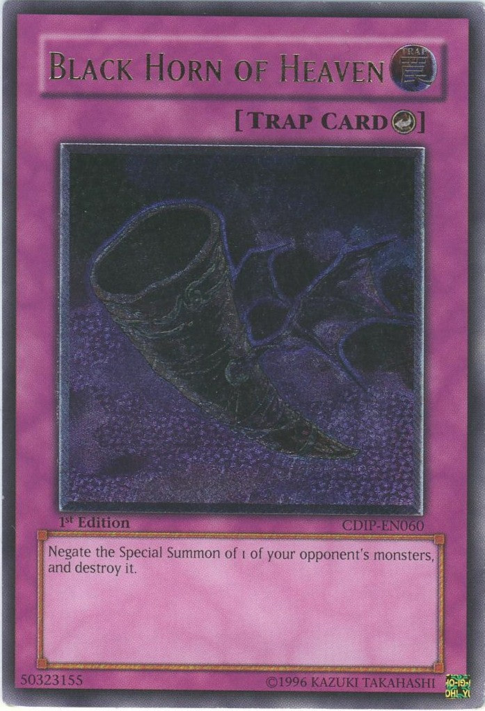 Black Horn of Heaven [CDIP-EN060] Ultimate Rare | Odin's Place