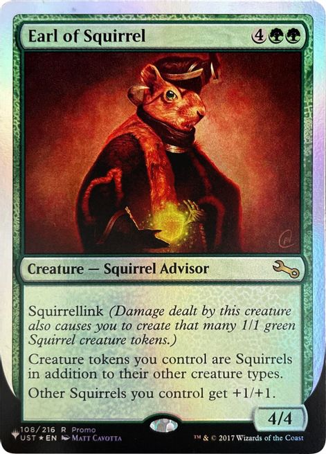 Earl of Squirrel (Unfinity Foil Edition) [The List] | Odin's Place