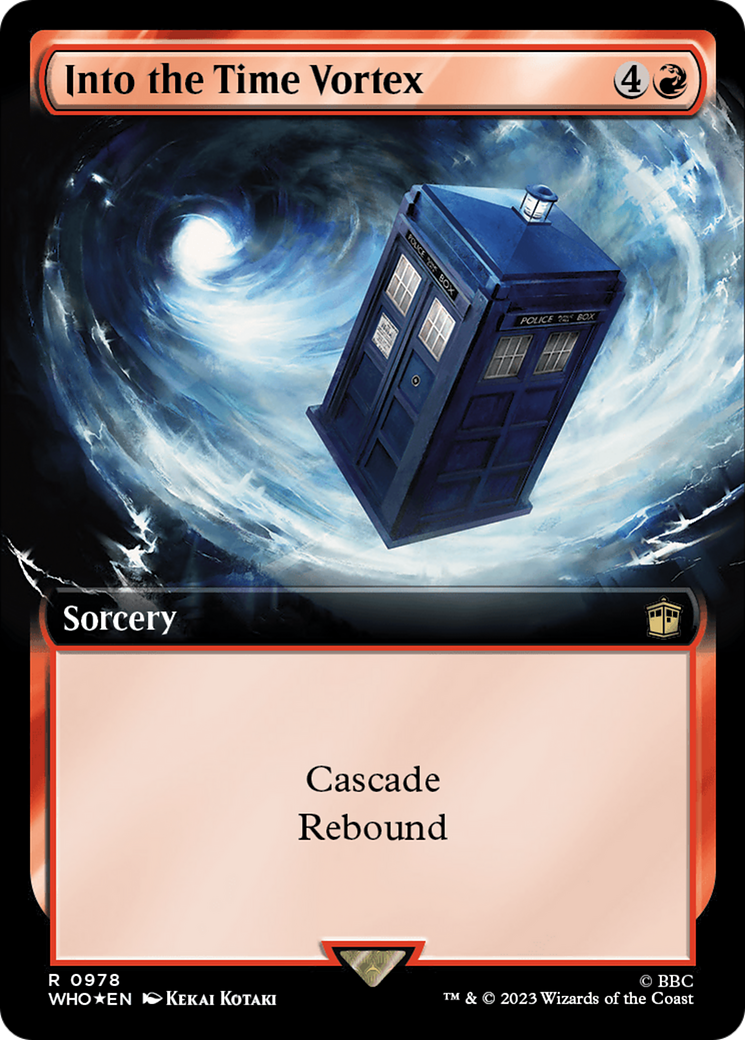 Into the Time Vortex (Extended Art) (Surge Foil) [Doctor Who] | Odin's Place