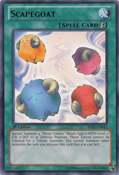 Scapegoat [BP01-EN042] Rare | Odin's Place