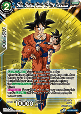 Son Goku, Dad to the Rescue (Uncommon) (BT13-035) [Supreme Rivalry] | Odin's Place