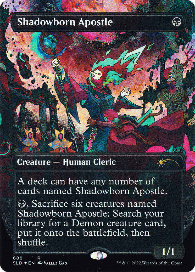 Shadowborn Apostle (688) (Borderless) [Secret Lair Drop Promos] | Odin's Place