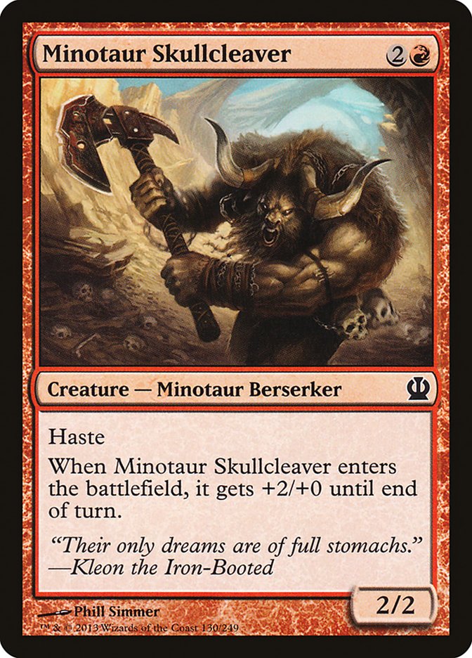 Minotaur Skullcleaver (130) [Theros] | Odin's Place