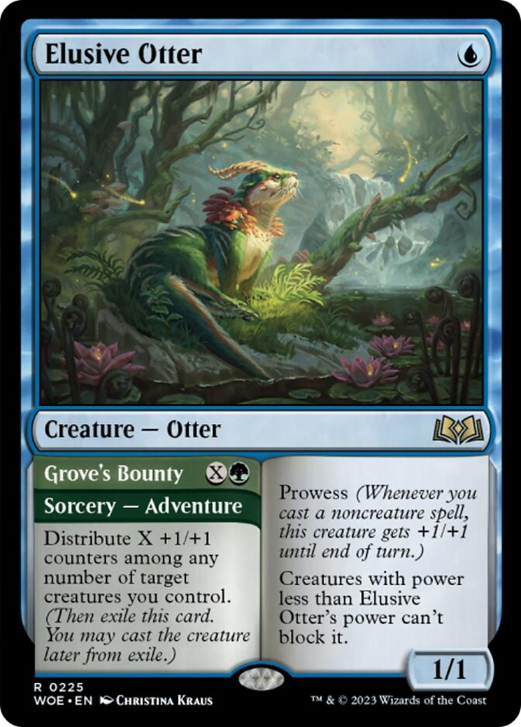 Elusive Otter // Grove's Bounty [Wilds of Eldraine] | Odin's Place