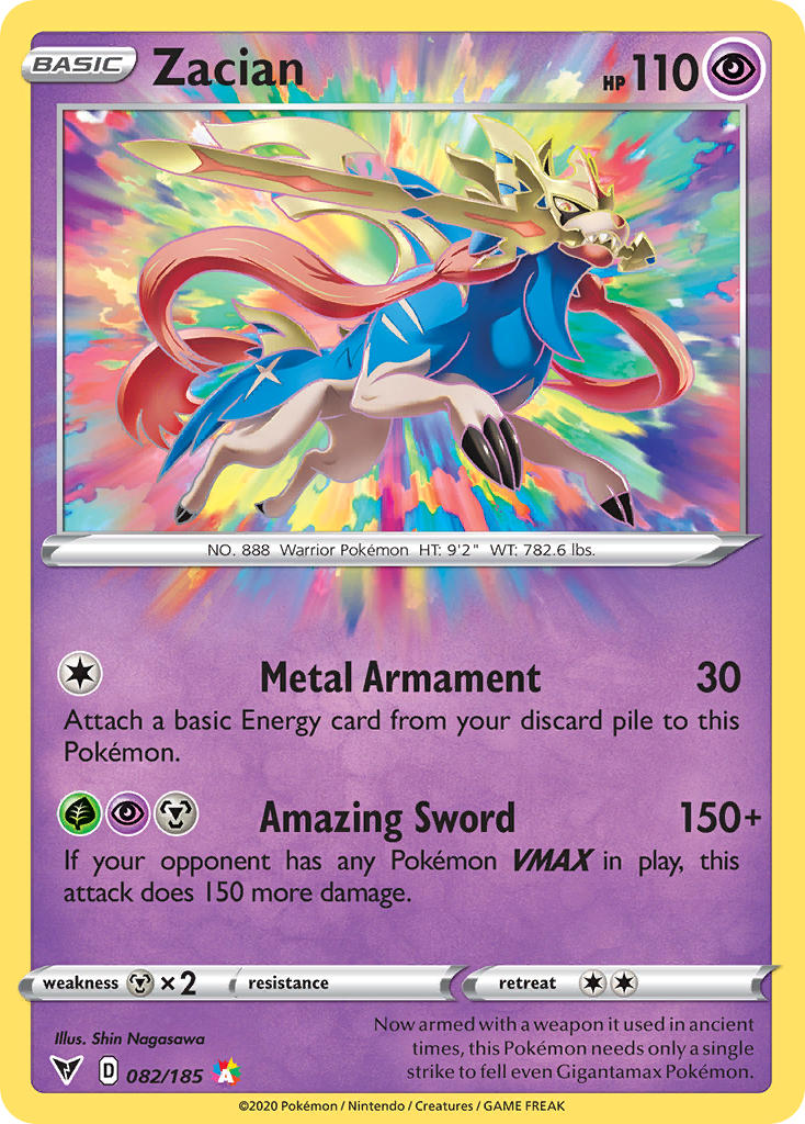 Zacian (082/185) [Sword & Shield: Vivid Voltage] | Odin's Place