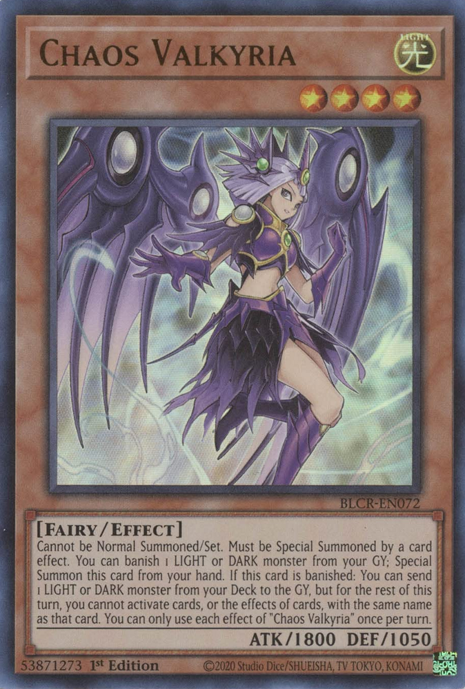 Chaos Valkyria [BLCR-EN072] Ultra Rare | Odin's Place