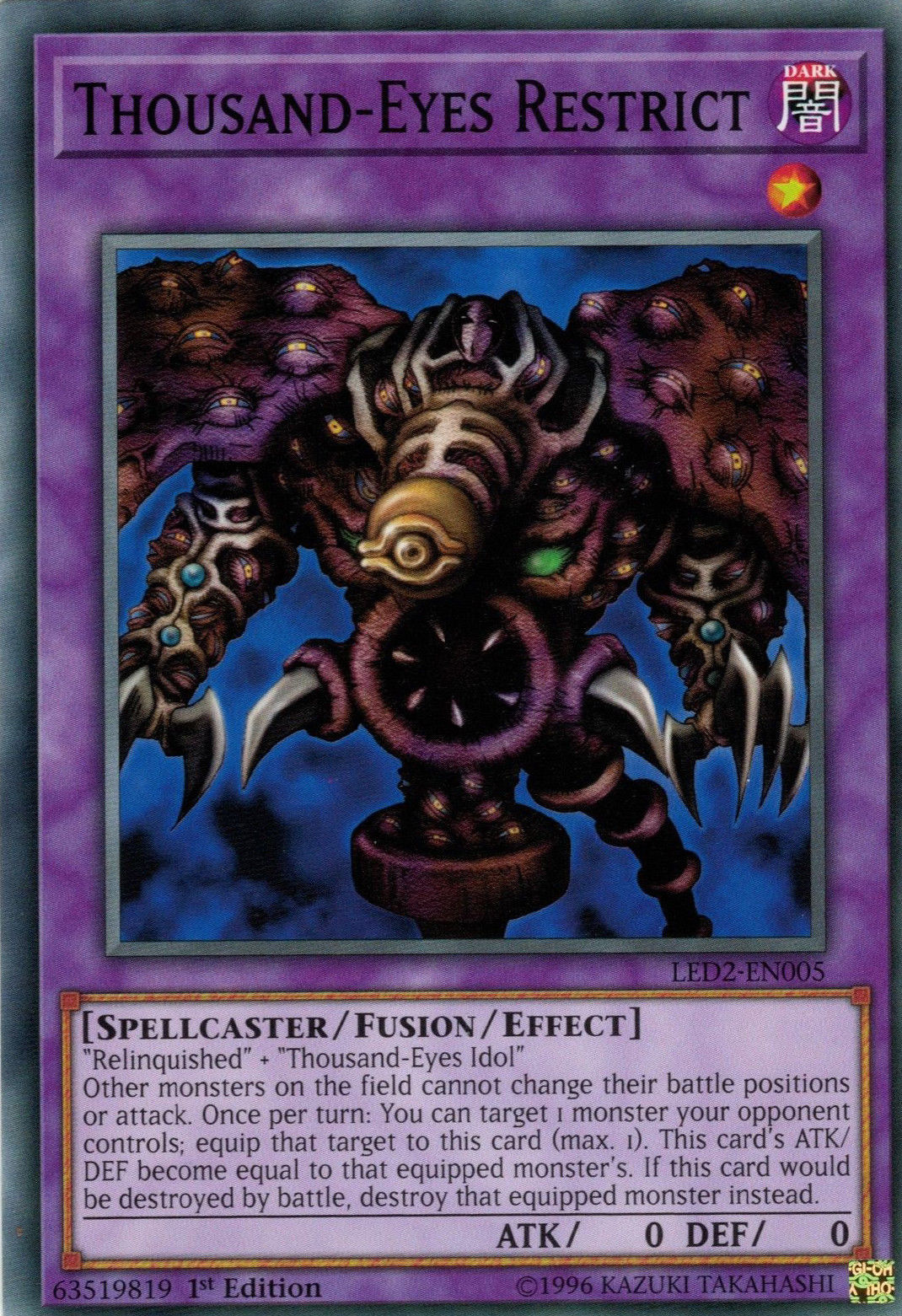 Thousand-Eyes Restrict [LED2-EN005] Common | Odin's Place