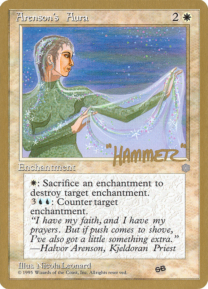 Arenson's Aura (Shawn "Hammer" Regnier) (SB) [Pro Tour Collector Set] | Odin's Place
