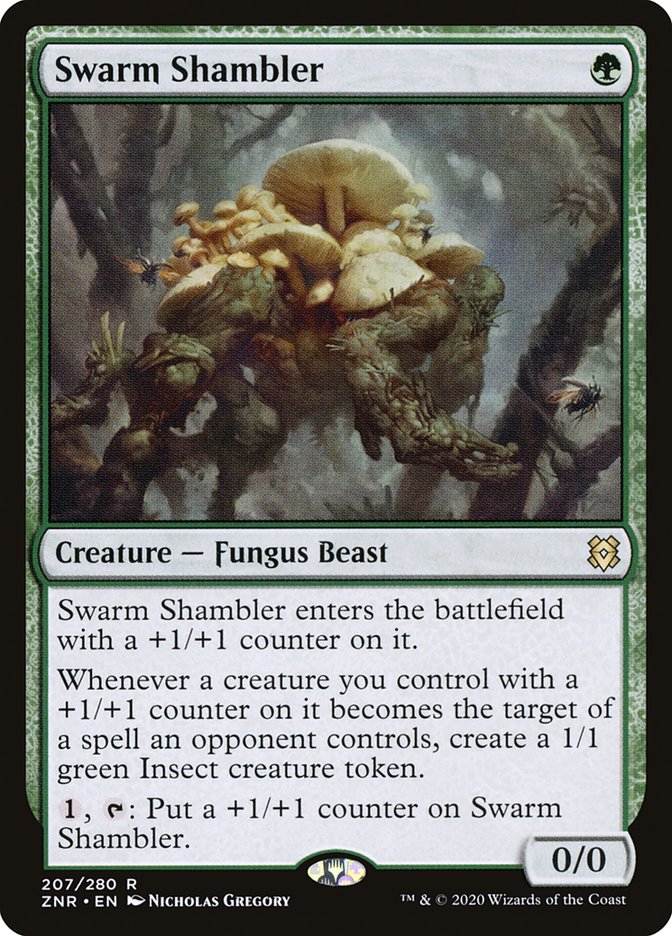 Swarm Shambler [Zendikar Rising] | Odin's Place