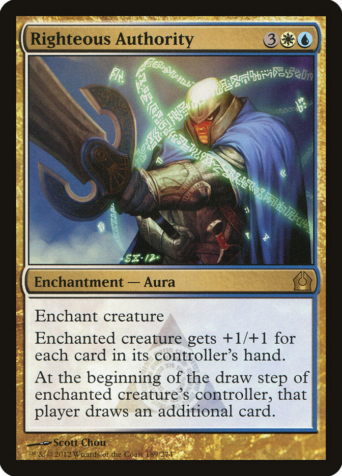 Righteous Authority (189) [Return to Ravnica] | Odin's Place