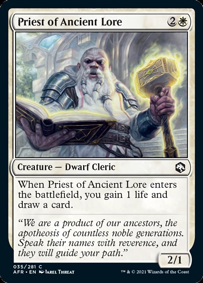 Priest of Ancient Lore [Dungeons & Dragons: Adventures in the Forgotten Realms] | Odin's Place