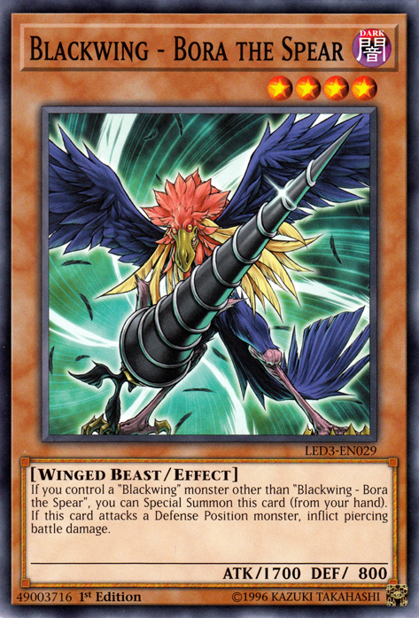Blackwing - Bora the Spear [LED3-EN029] Common | Odin's Place