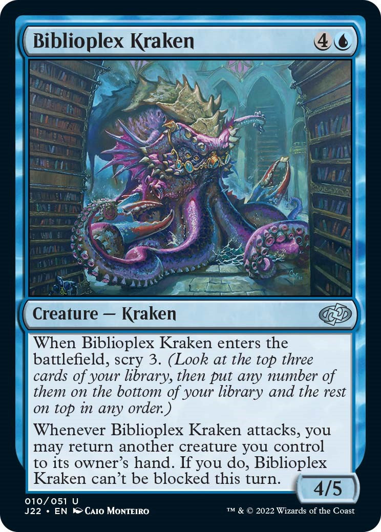 Biblioplex Kraken [Jumpstart 2022] | Odin's Place
