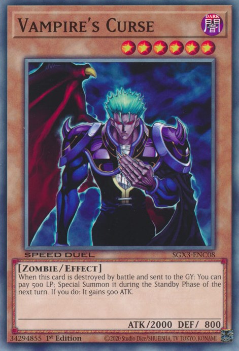 Vampire's Curse [SGX3-ENC08] Common | Odin's Place