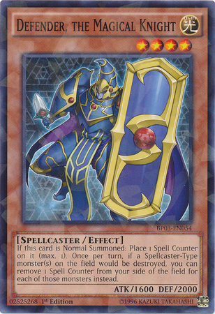Defender, The Magical Knight [BP03-EN054] Shatterfoil Rare | Odin's Place