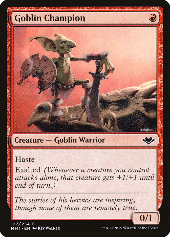 Goblin Champion (127) [Modern Horizons] | Odin's Place