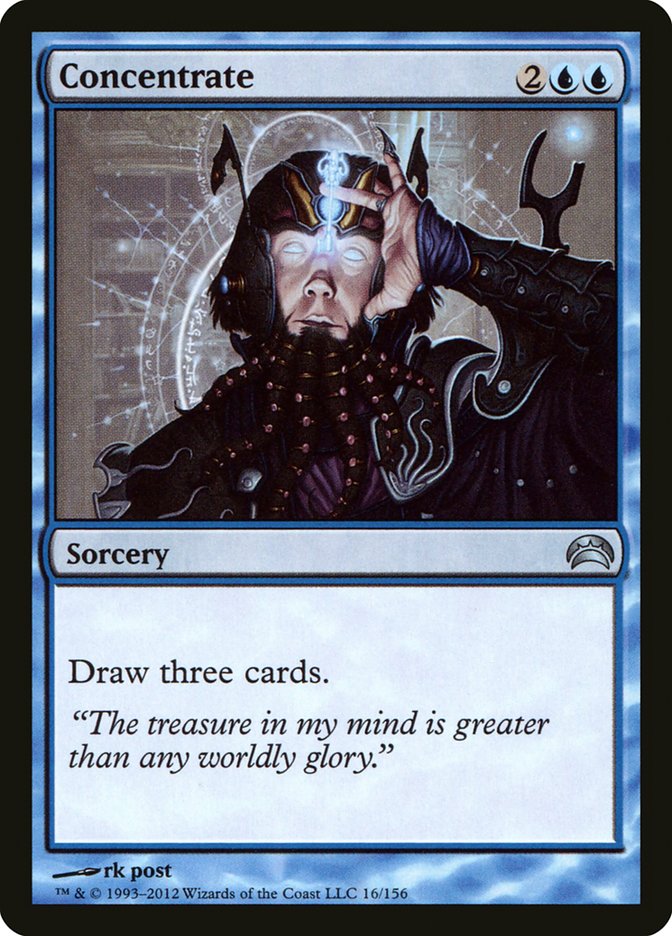 Concentrate (16) [Planechase 2012] | Odin's Place