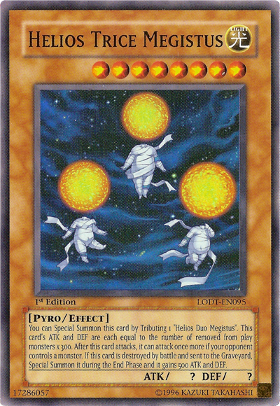 Helios Trice Megistus [LODT-EN095] Super Rare | Odin's Place