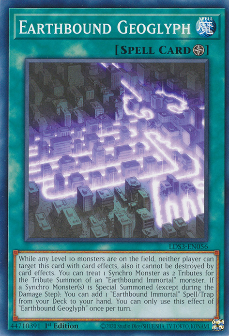 Earthbound Geoglyph [LDS3-EN056] Common | Odin's Place