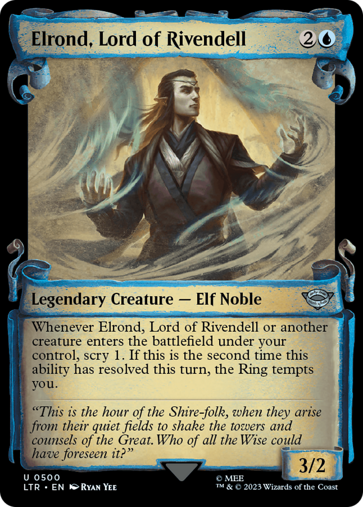 Elrond, Lord of Rivendell [The Lord of the Rings: Tales of Middle-Earth Showcase Scrolls] | Odin's Place