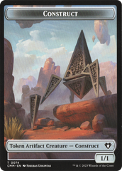 Thopter // Construct (0074) Double-Sided Token [Commander Masters Tokens] | Odin's Place