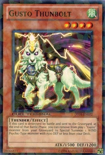 Gusto Thunbolt [DT05-EN072] Common | Odin's Place