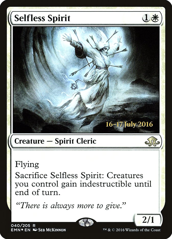 Selfless Spirit (40) [Eldritch Moon Prerelease Promos] | Odin's Place