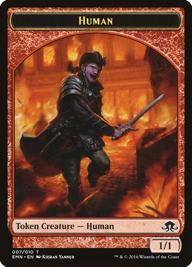 Human Token (7) [Eldritch Moon Tokens] | Odin's Place
