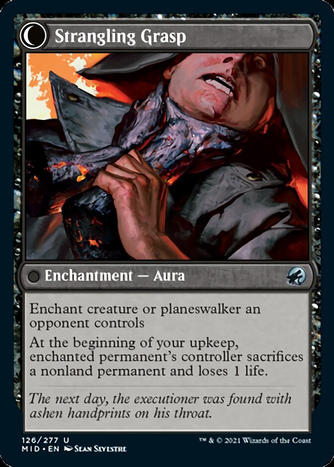 Vengeful Strangler // Strangling Grasp [Innistrad: Midnight Hunt] | Odin's Place