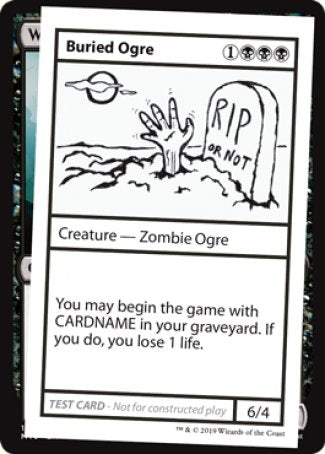 Buried Ogre (2021 Edition) [Mystery Booster Playtest Cards] | Odin's Place