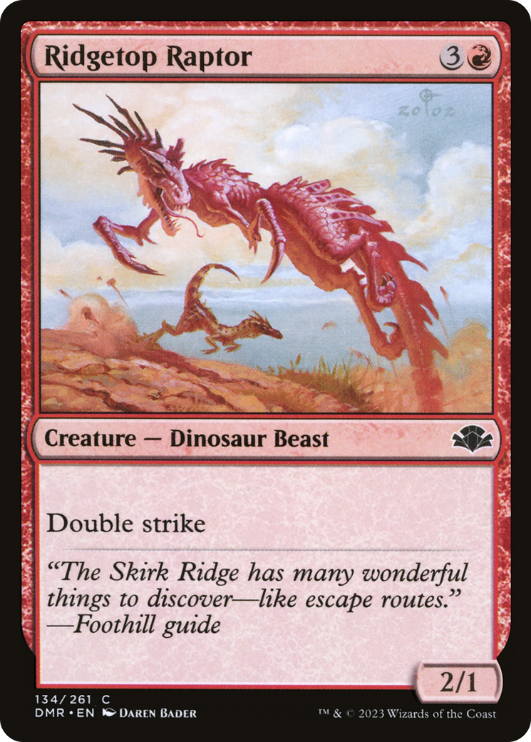 Ridgetop Raptor [Dominaria Remastered] | Odin's Place