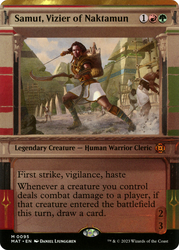 Samut, Vizier of Naktamun (Showcase) [March of the Machine: The Aftermath] | Odin's Place