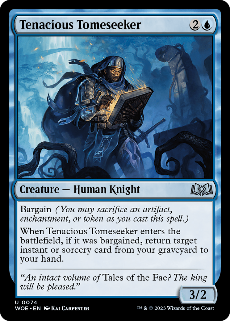Tenacious Tomeseeker [Wilds of Eldraine] | Odin's Place