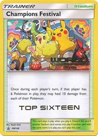 Champions Festival(SM148) (2018 Top Sixteen) [Sun & Moon: Black Star Promos] | Odin's Place