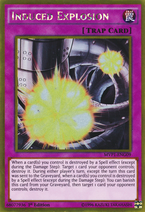 Induced Explosion [MVP1-ENG09] Gold Rare | Odin's Place