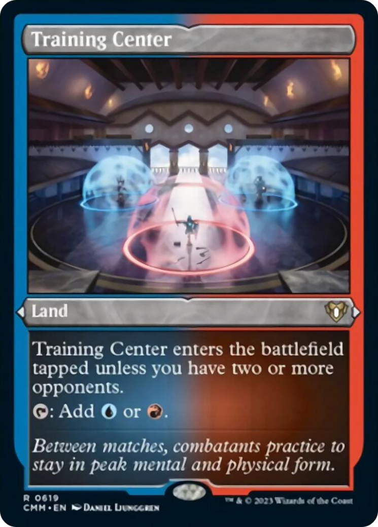 Training Center (Foil Etched) [Commander Masters] | Odin's Place