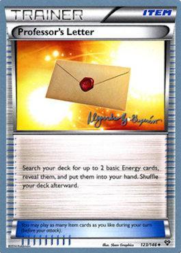 Professor's Letter (123/146) (Primal Groudon - Alejandro Ng-Guzman) [World Championships 2015] | Odin's Place