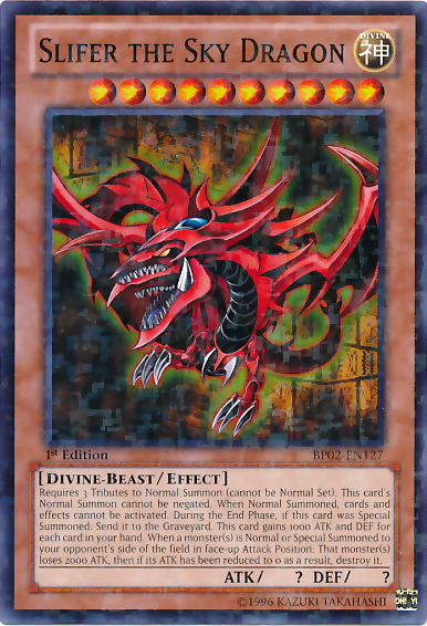 Slifer the Sky Dragon [BP02-EN127] Mosaic Rare | Odin's Place
