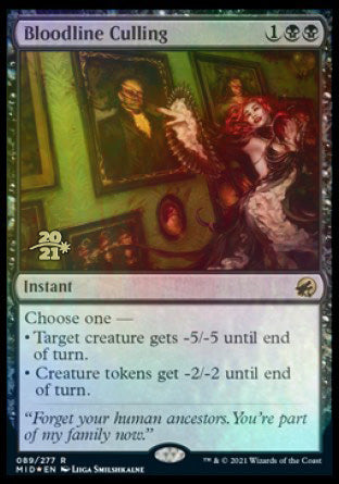 Bloodline Culling [Innistrad: Midnight Hunt Prerelease Promos] | Odin's Place