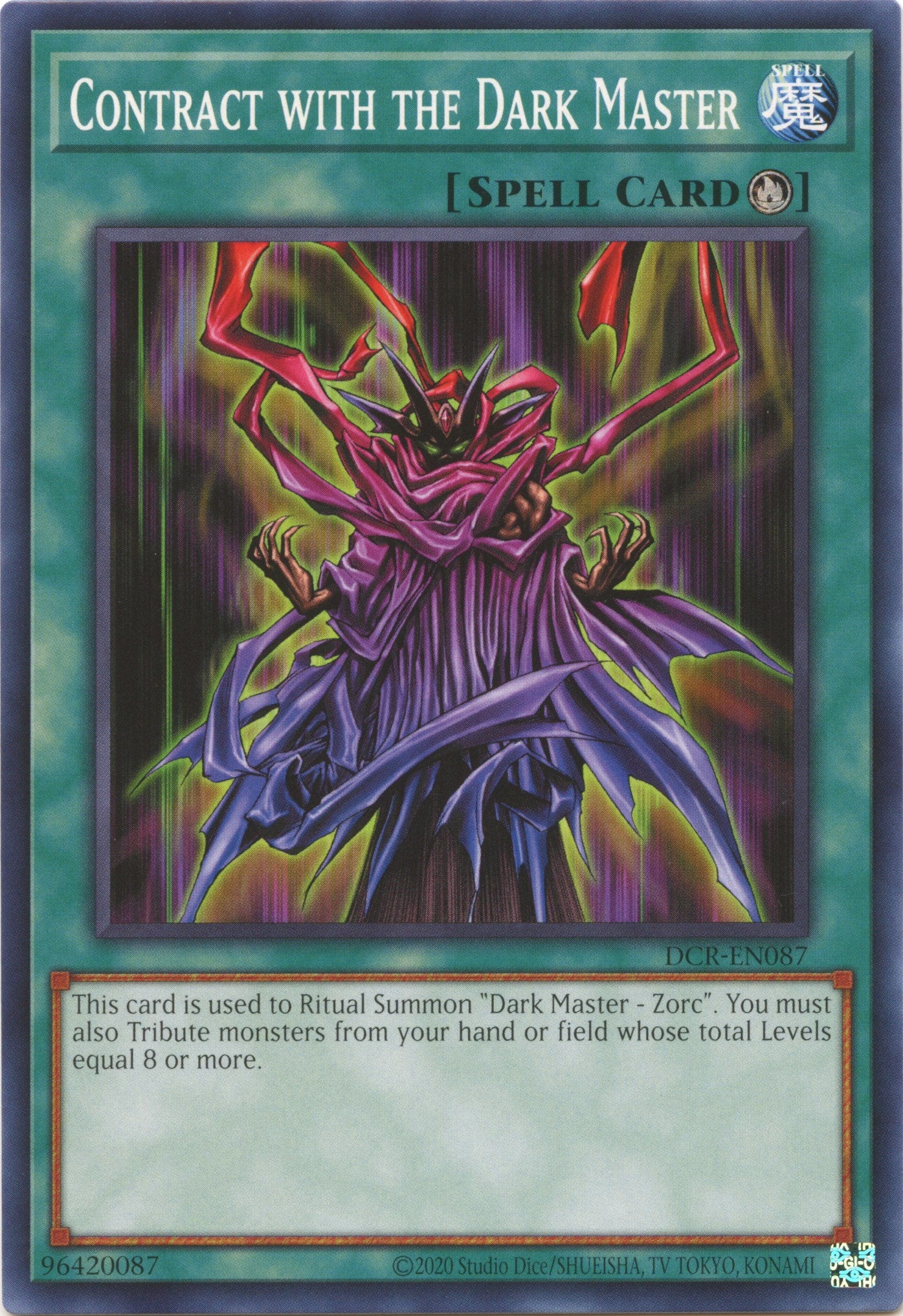 Contract with the Dark Master (25th Anniversary) [DCR-EN087] Common | Odin's Place