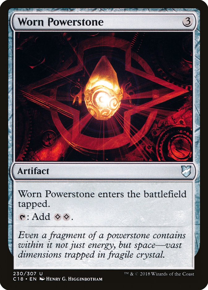 Worn Powerstone (230) [Commander 2018] | Odin's Place